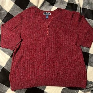 Karen Scott Woman 3/4 Sleeve Sweater size 2X